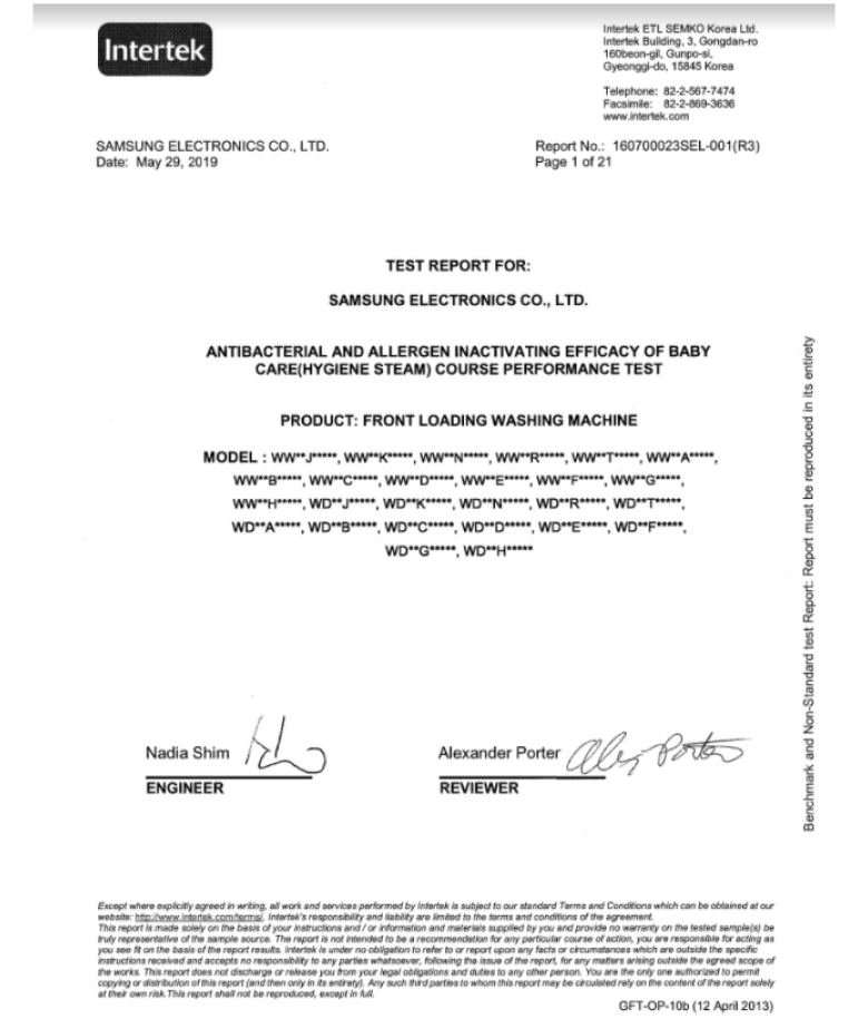 Máy Giặt Samsung Inverter 9.5 Kg WW95TA046AX/SV